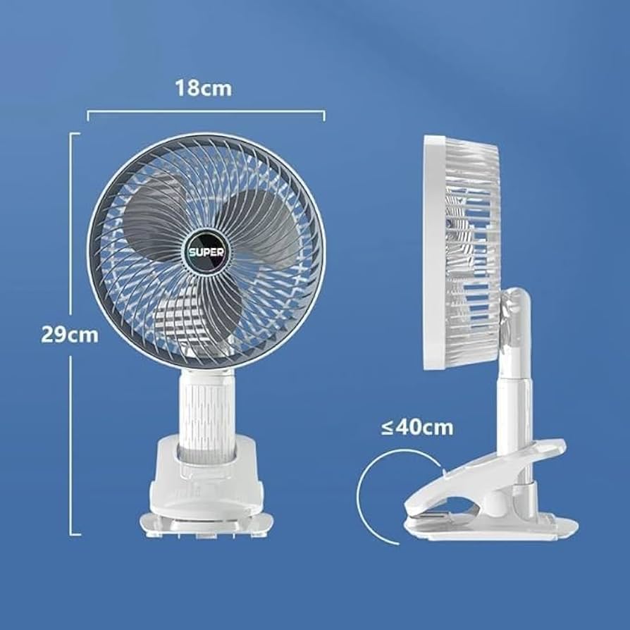 Portable Clip-on desk fan