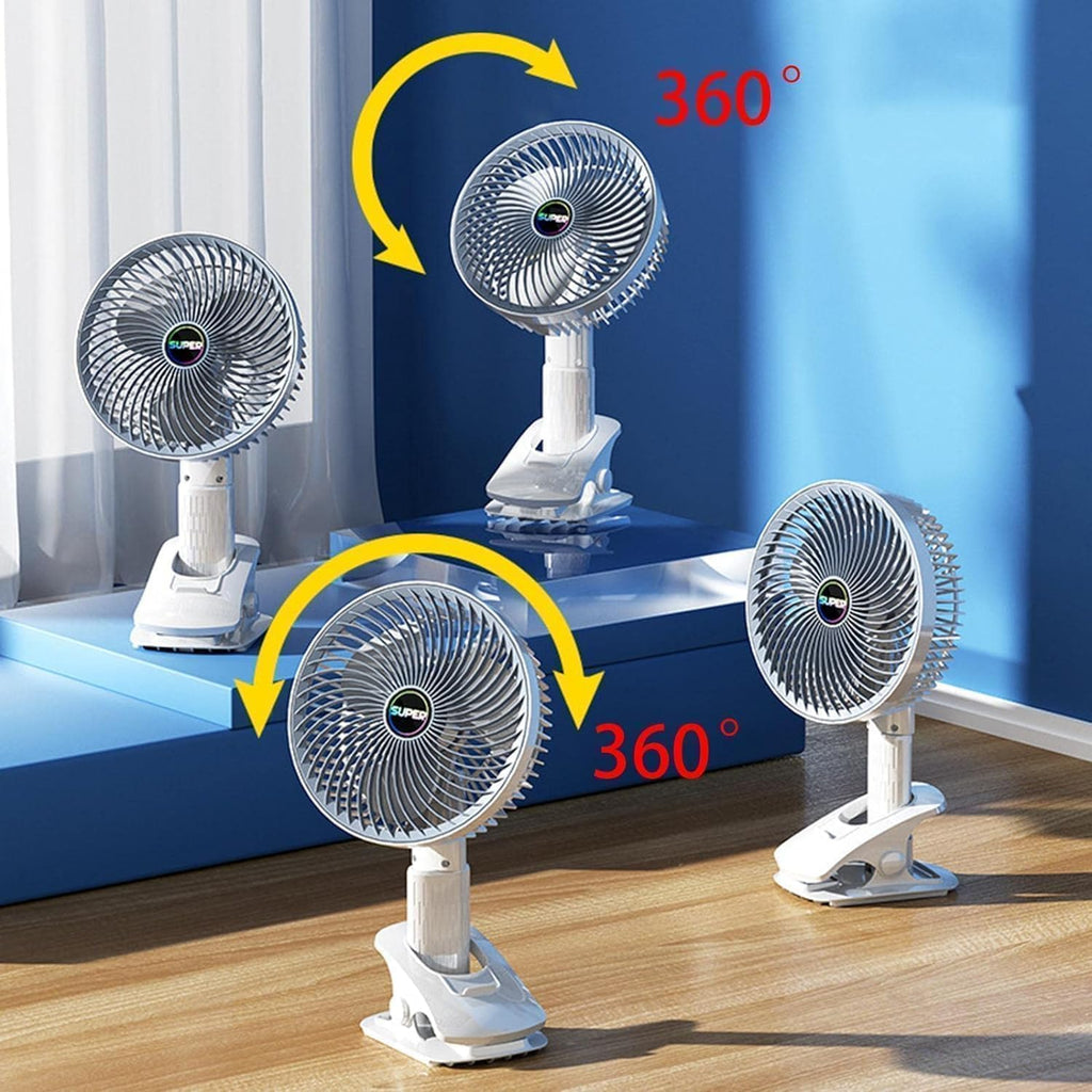 Portable Clip-on desk fan
