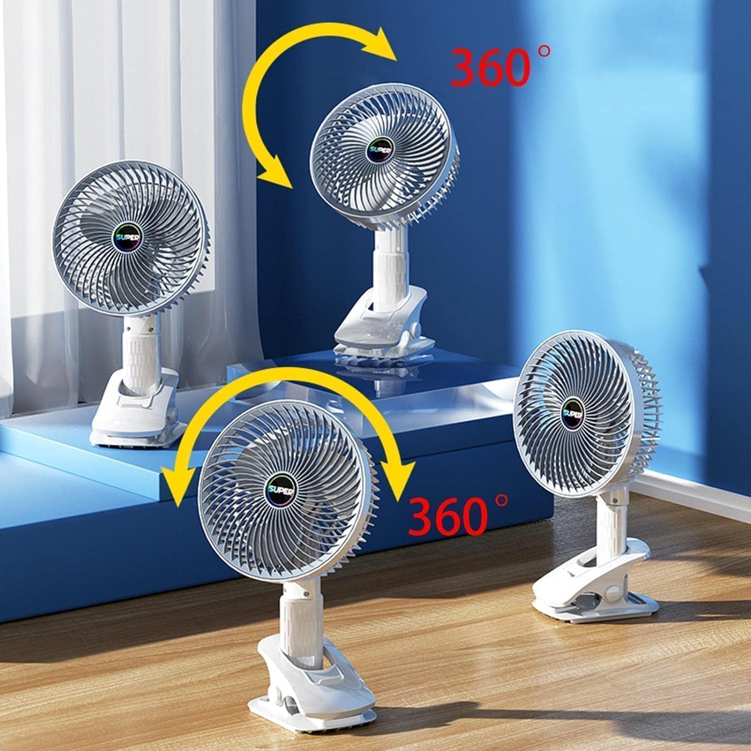Portable Clip-on desk fan